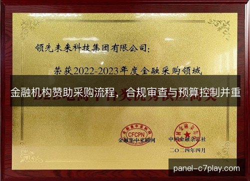 金融机构赞助采购流程，合规审查与预算控制并重